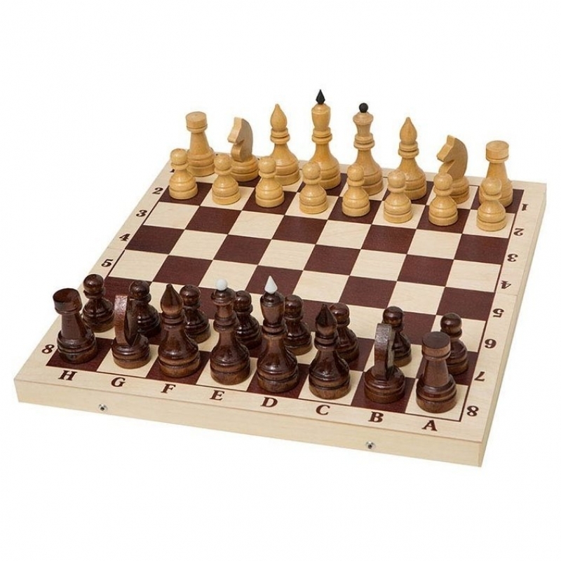 Шахматы турнирные утяжеленные в комплекте с доской (Орл)
