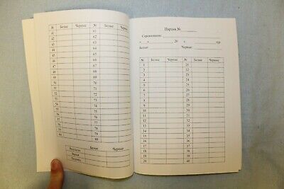 10721.3 Russian Chess Notebooks for Chess Game Recording: Italy, Japan, Egypt