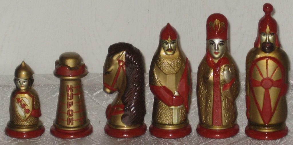 10792.Antique Chess Set Kursk Battle Russia. 1980-ies