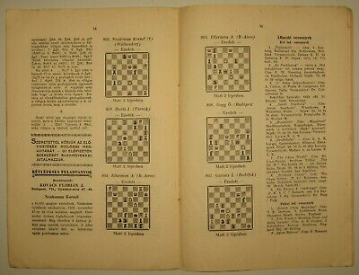 10827.Antique Hungarian Chess Magazine «Magyar sakkvilag». Individual issues.1931.1933