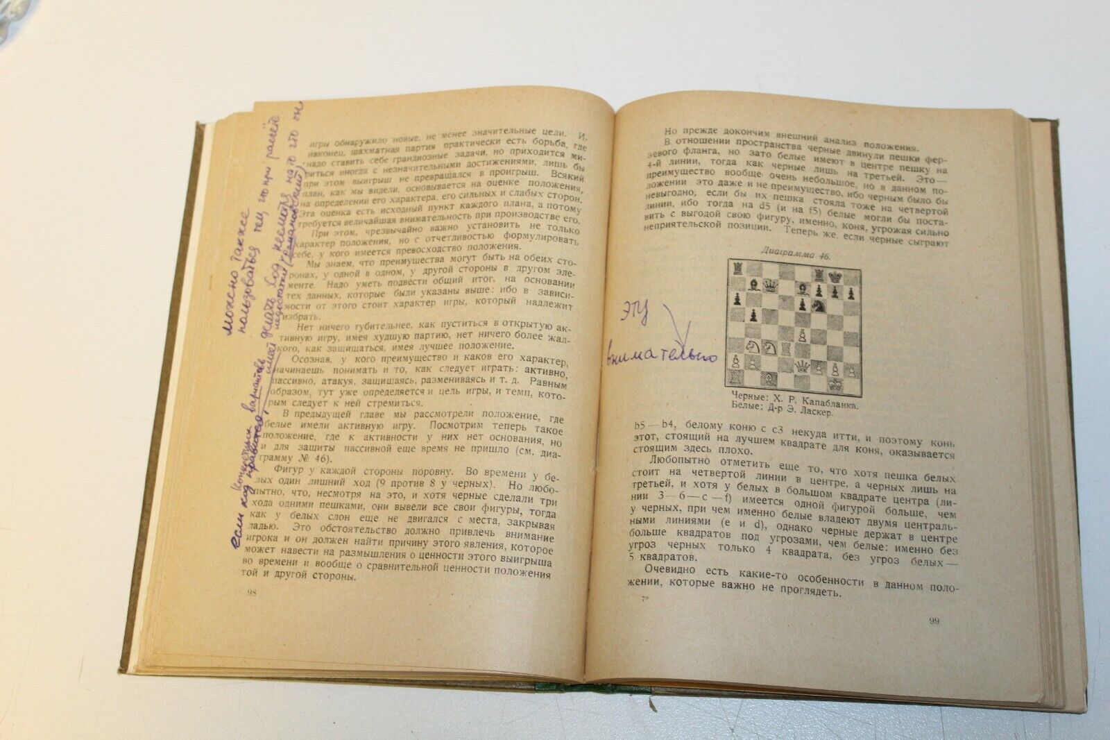 10851.Antique Russian Chess Book. Znosko-Borovsky The theory of the middle game. 1925