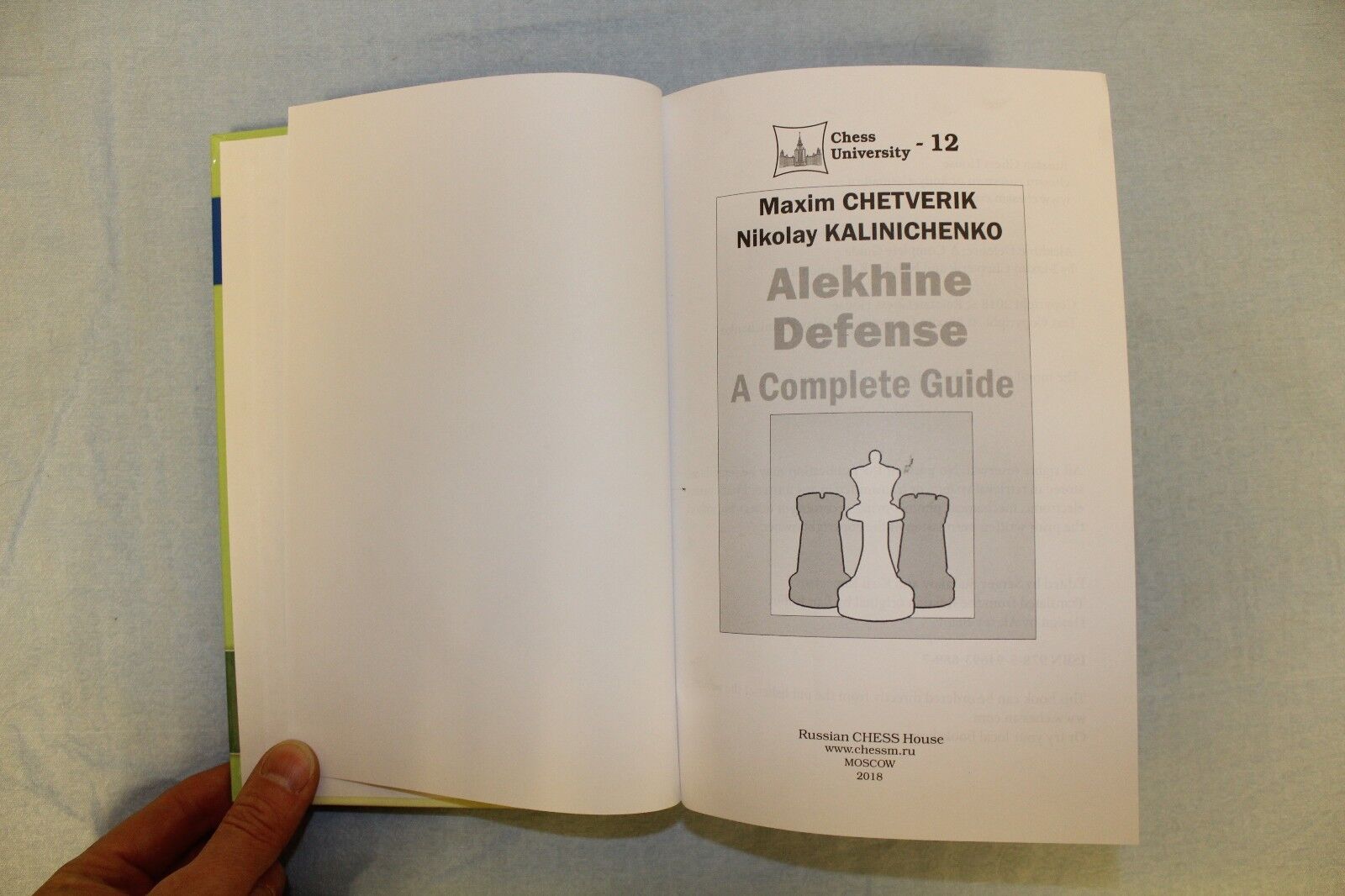 11047.Chess Book: Alekhine Defence. A complete Guide. N. Kalinichenko, M. Chetverik