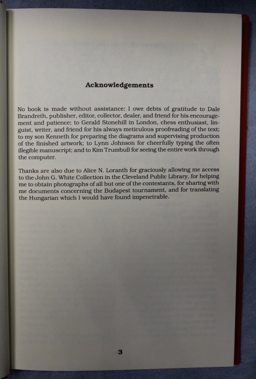 11059.Chess book: Budapest International Chess Tournament in Hungary 1896,Yorklyn,1994