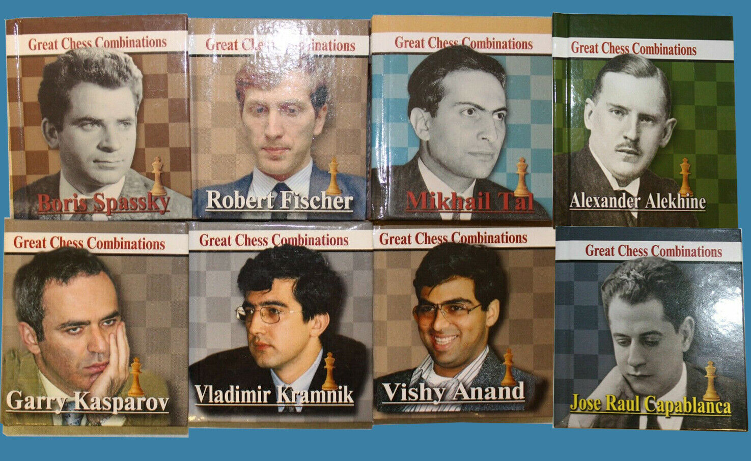 Chess Minibook Collection Great Chess Combinations. All ever published 8 books