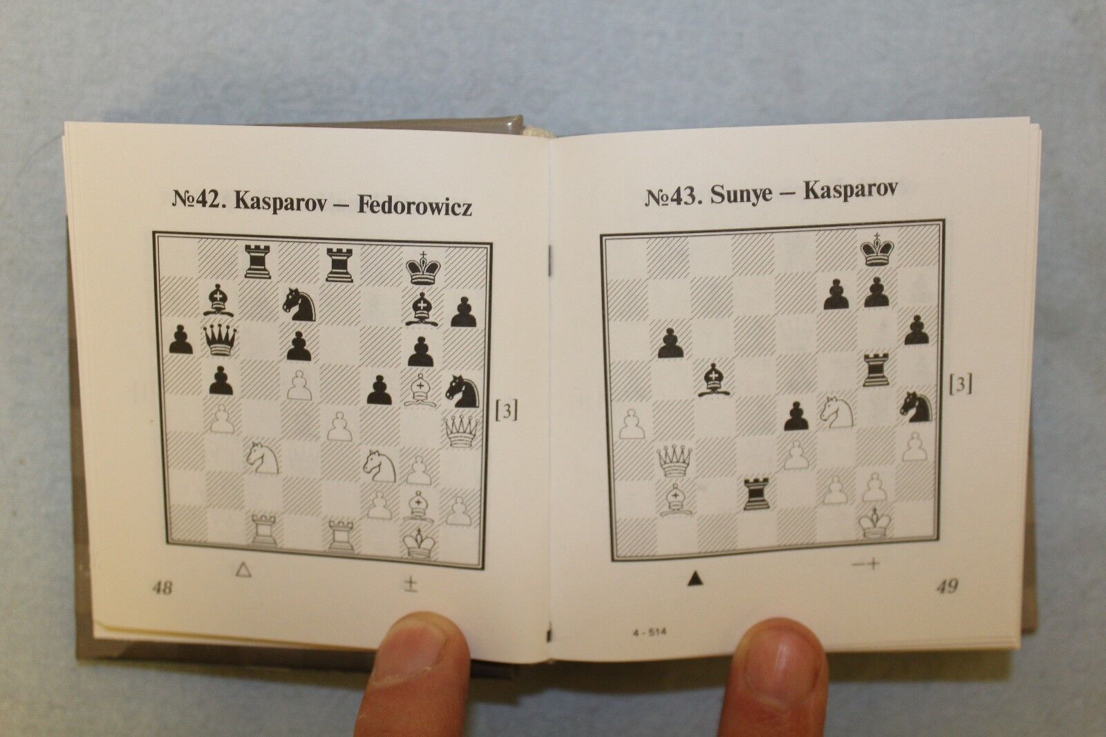11172.Chess Minibook: Alexander Kalinin. Garry Kasparov. Great Chess Combinations.2013