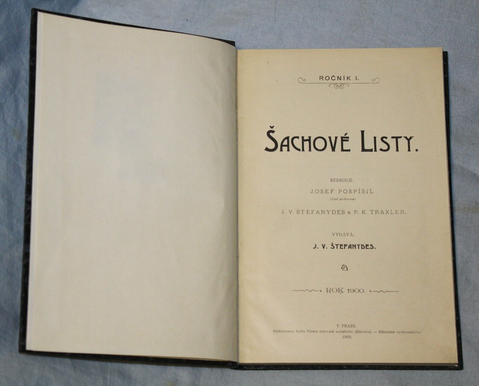 11264.Czech chess magazine:Sachove Listy. All issues.1900-1902.Baturinsky–Karpov lib.