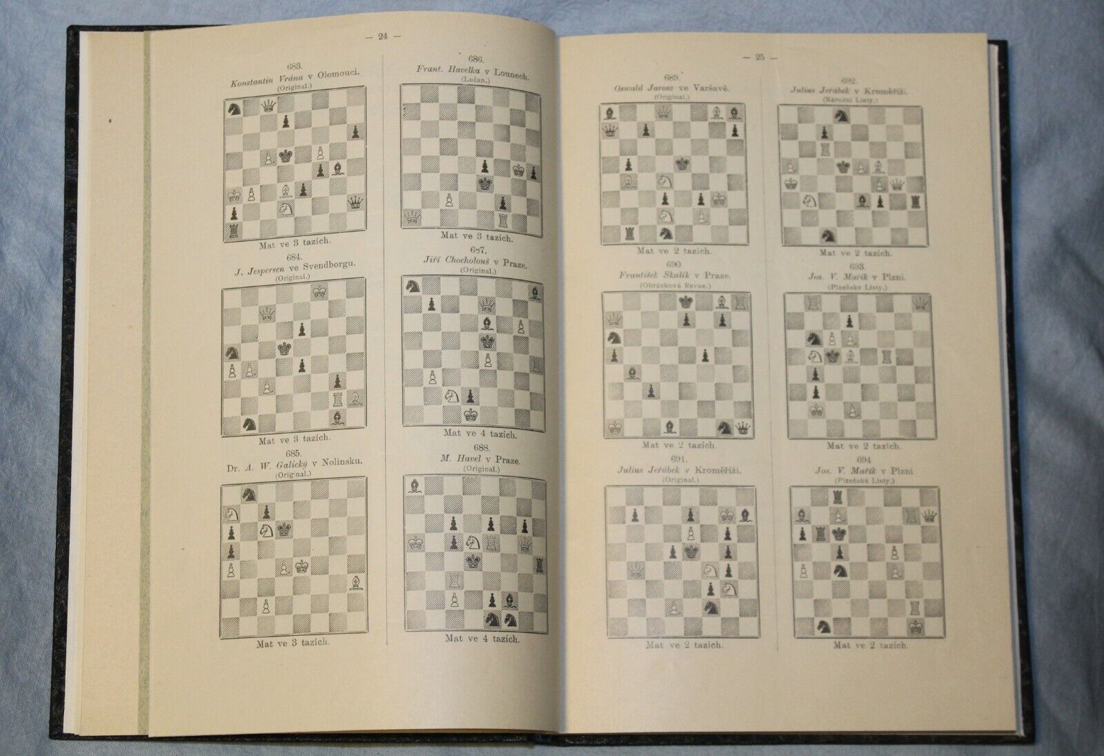 11264.Czech chess magazine:Sachove Listy. All issues.1900-1902.Baturinsky–Karpov lib.