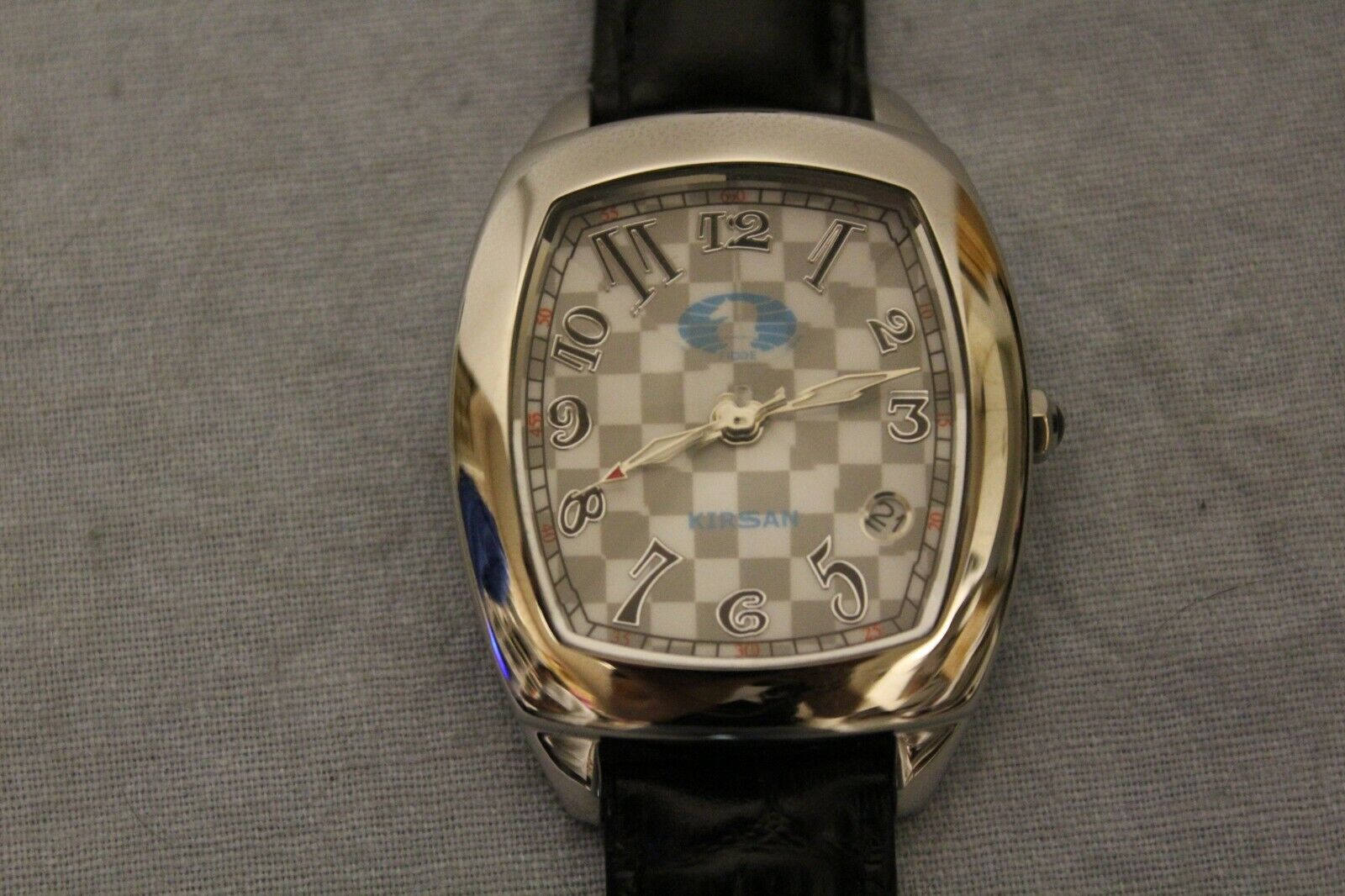 11287.Famous Wrist Watch: FIDE President Kirsan Ilyumzhinov.Stainless steel,waterproof