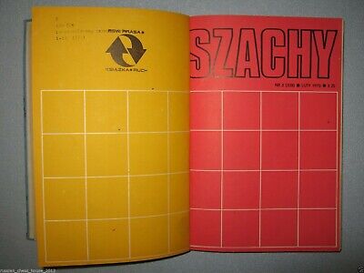 11406.Polish Chess Magazine: «Szachy». Complete yearly set. 1975
