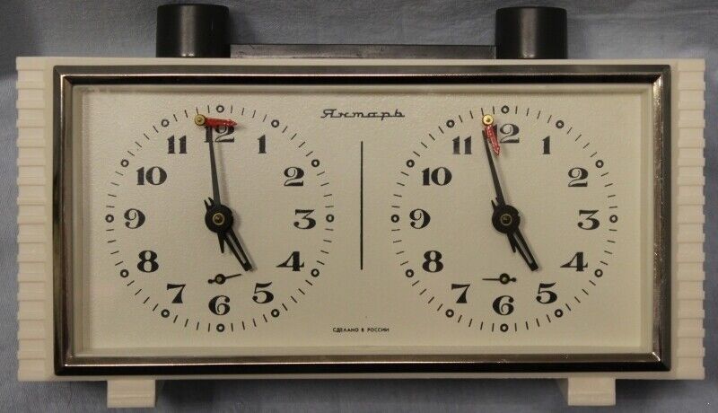 11560.Russian Chess Clock Jantar Classical Mechanical Wind-Up Timer New