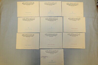 11629.Set of 10 Soviet chess envelopes without of blanking.