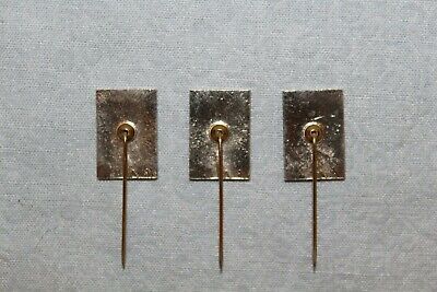 11648.Set of 3 Vintage Chess Pins, Badges dedicated to R. Fischer