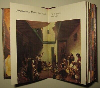 11649.Set of 4 Croatian Art Mini Books: Giotto. El Greco. Botticelli. Delacroix. 1986