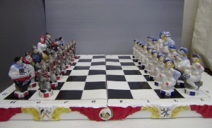 Большие фарфоровые шахматы 