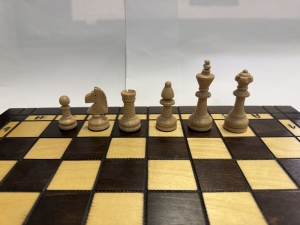 Деревянный игровой набор 3 в 1: Шахматы, шашки, нарды (Польша)