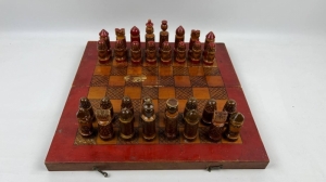 Wooden souvenir chess