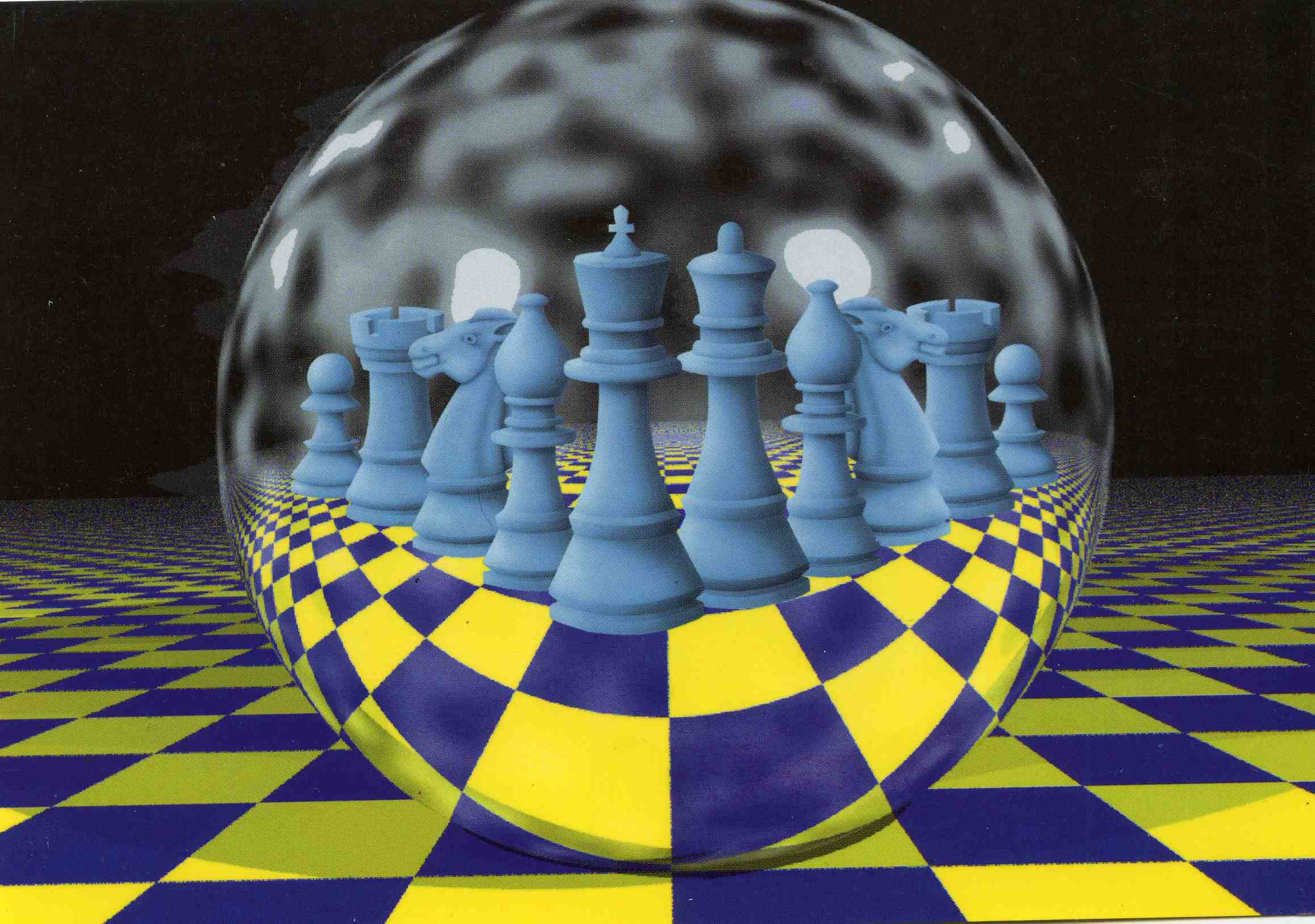 Открытка шахматная № 040