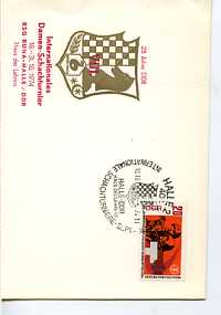 арт ф-0332 Международный женский шахматный турнир 1974 ГДР СГ