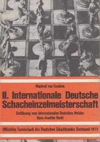 Manfred van Fondern  II. Internationale Deutsche Schacheinzelmeisterschaft