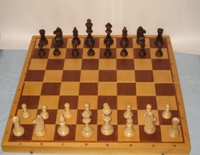 Шахматы турнирные стаунтоновские N6 в деревянно-дубовой доске